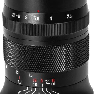 Meike 60mm F2.8 Magnification Macro Manual Focus APS-C Lens Compatible with Fujifilm X Mount Mirrorless Cameras X-T1 X-T2 X-T3 X-T4 X-T5 X-T10 X-T20 X-T100 X-T200 XPro1 X-S10